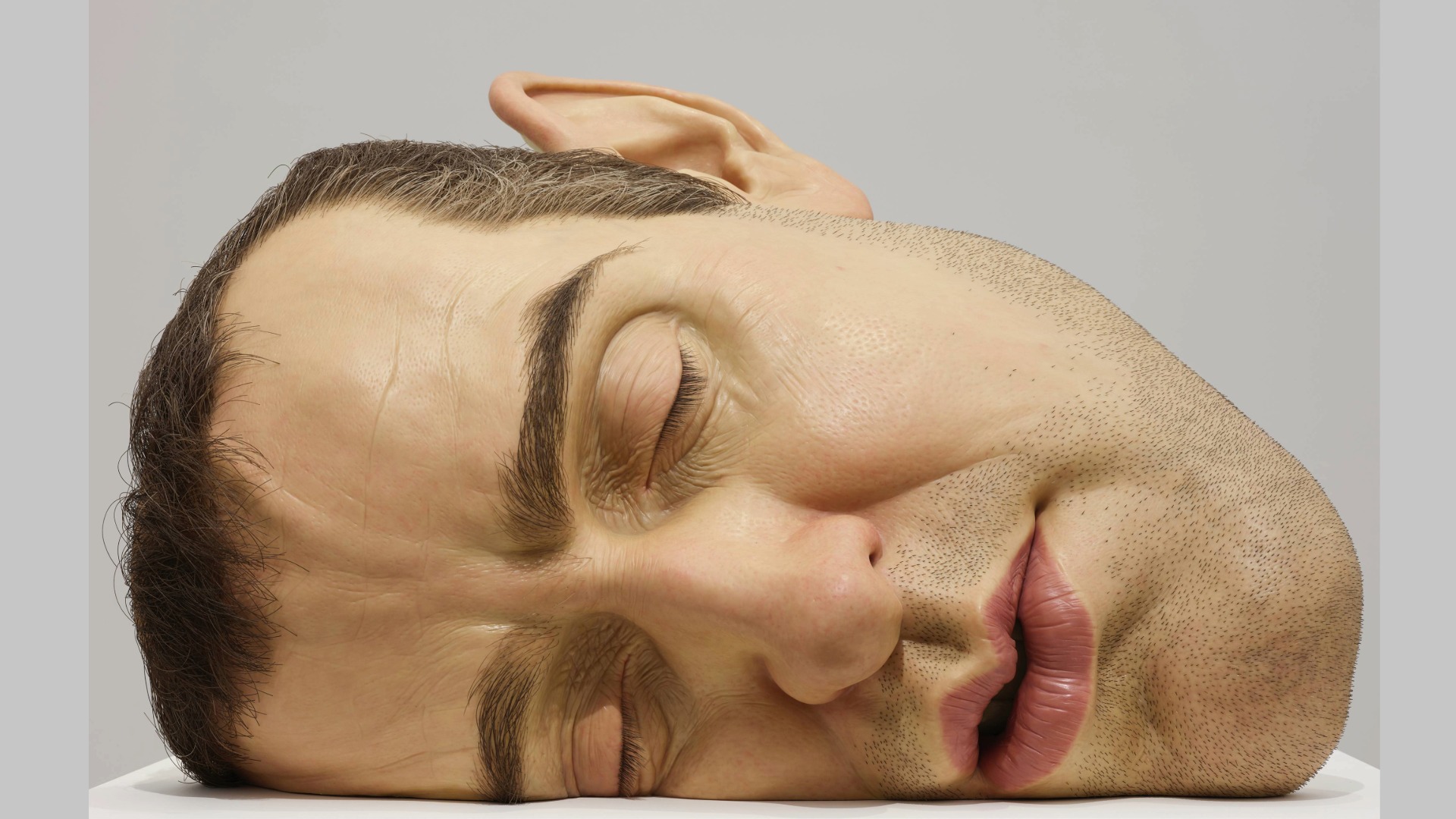 Ron Mueck 栩栩如生超現實雕塑