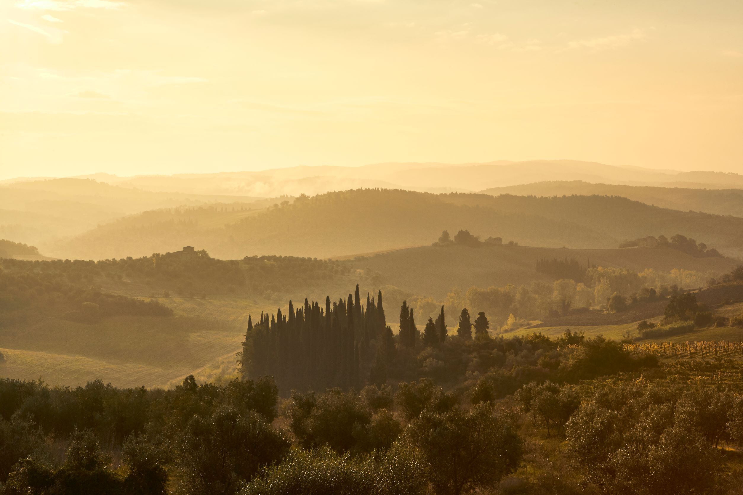 COMO Castello Del Nero 周邊令人著迷的絕美風光。