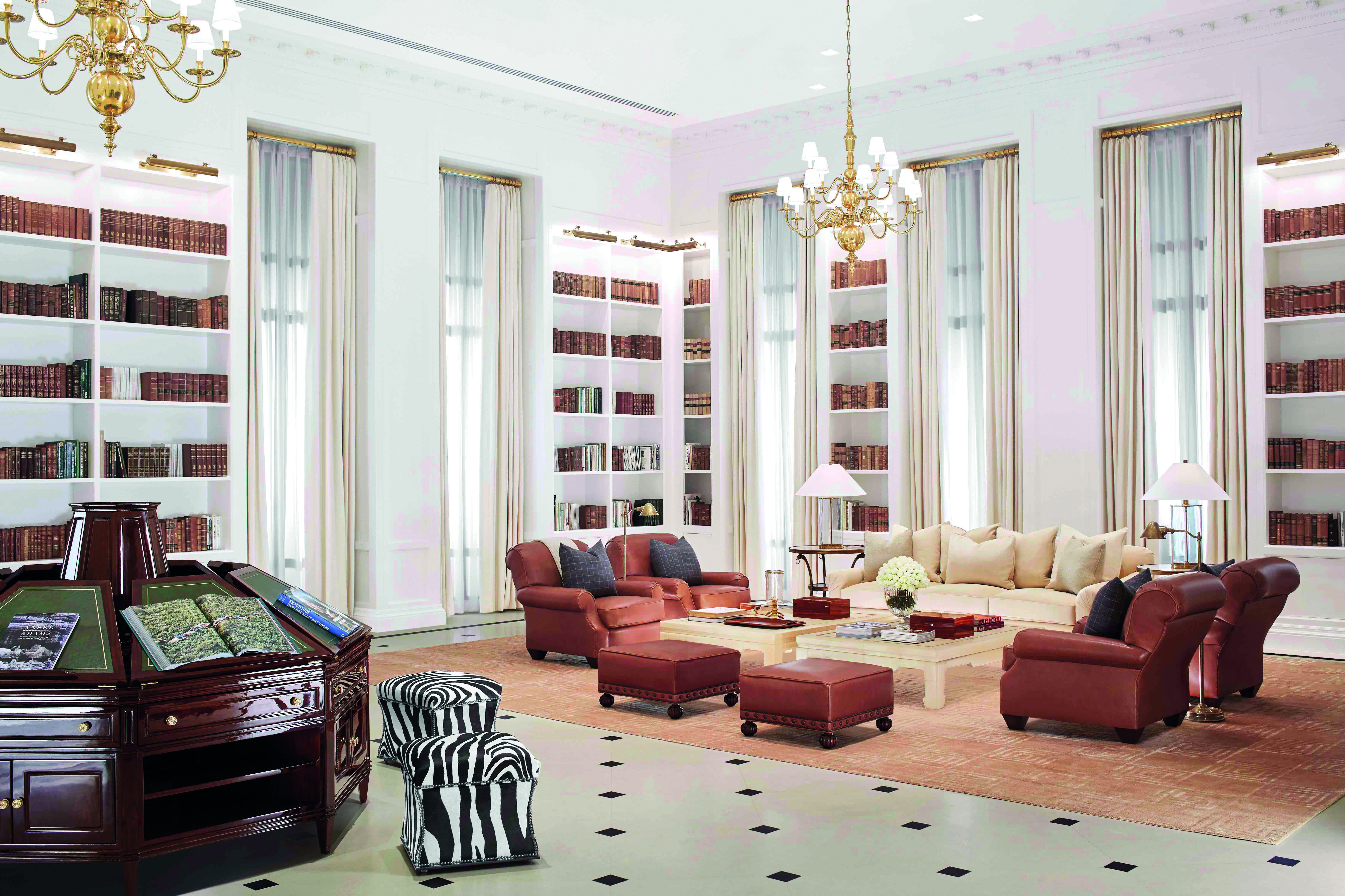 古典歐洲的布雜藝術風格在裝潢中表露卓越美感。